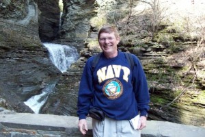 navy sweatshirt